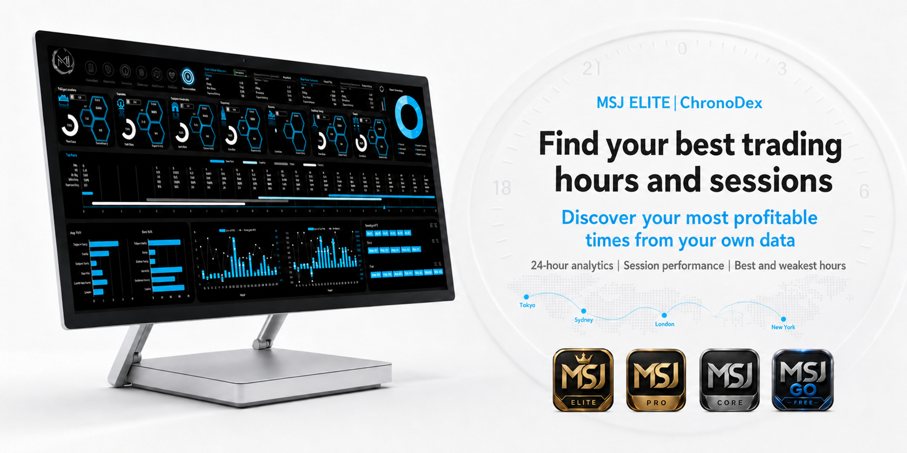 Trading hour and session analytics with ChronoDex